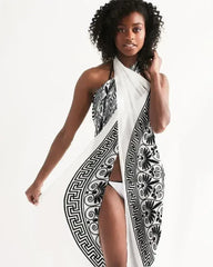 Sheer Bohemian Black Swimsuit Cover Up - Femstylo