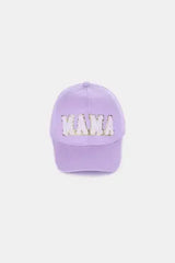 MAMA Chenille Patch Baseball Cap - Washed Cotton City Hat | Femstylo - Femstylo
