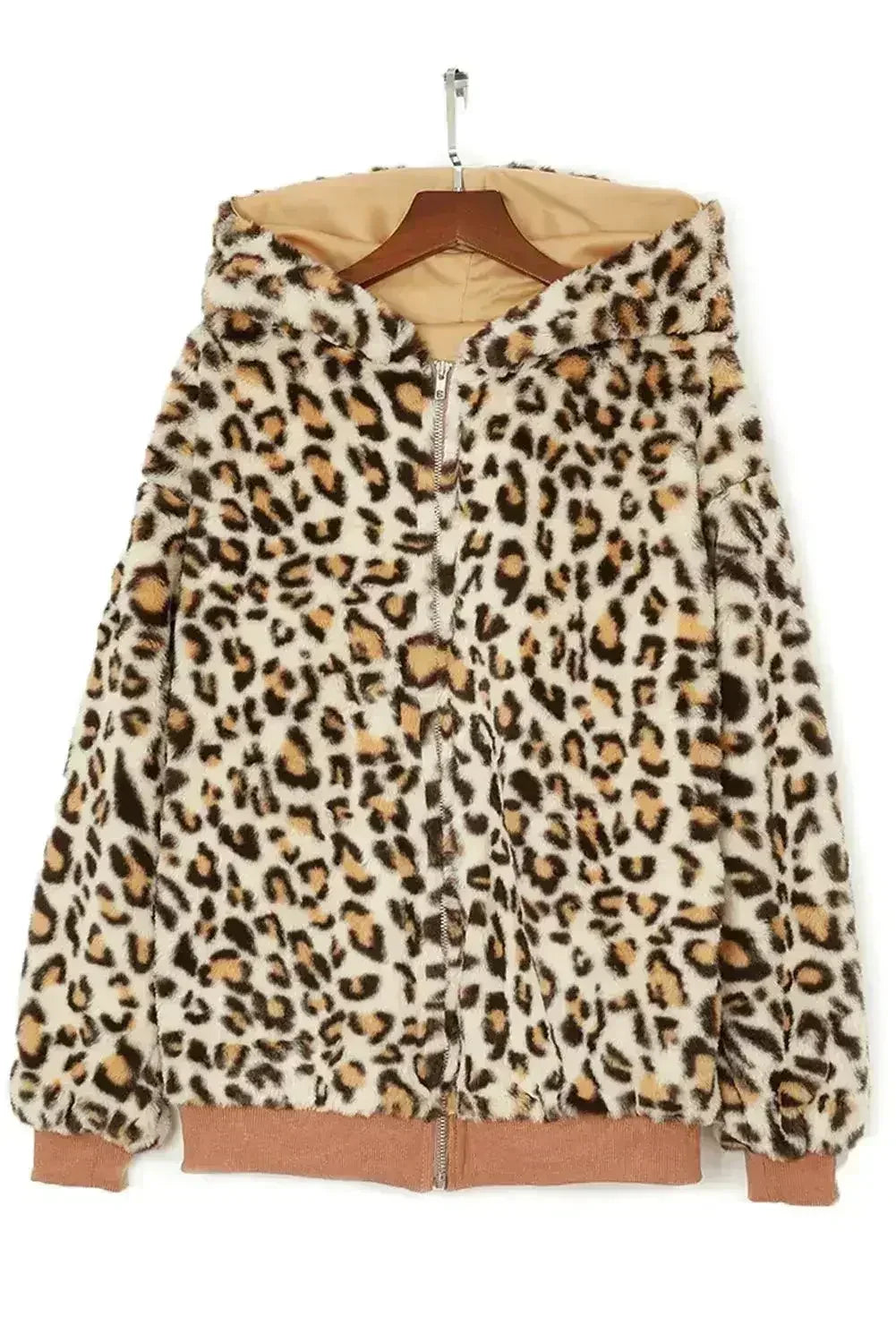 Cozy Plush Leopard Jacket - Femstylo
