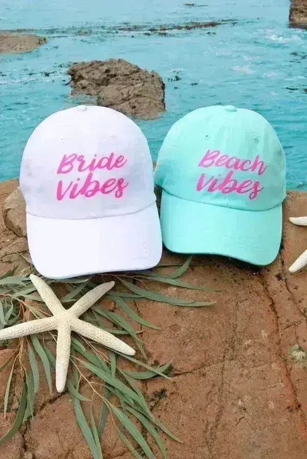 Bride Vibes | Beach Vibes - ☀️ Sun-sational Bachelorette Dad Hats - Femstylo