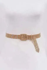 The Relle Gold Bling Belt OS for Women | Femstylo - Femstylo