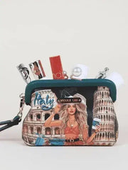 Nicole Lee USA Chelsea Pearl Kiss-Lock Coin Purse - Femstylo