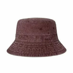 Classic Washed Cotton Bucket Hat - Femstylo