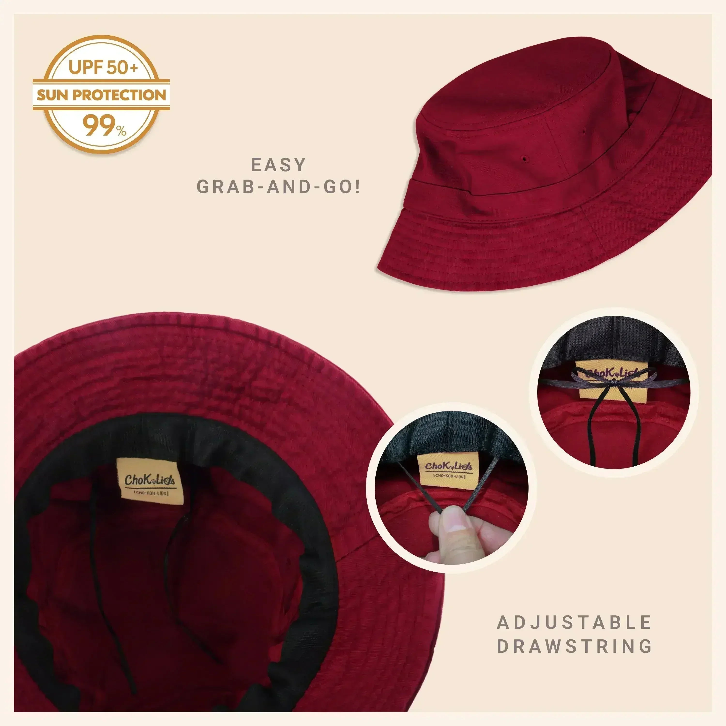 Classic Washed Cotton Bucket Hat - Femstylo