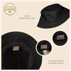 Classic Washed Cotton Bucket Hat - Femstylo