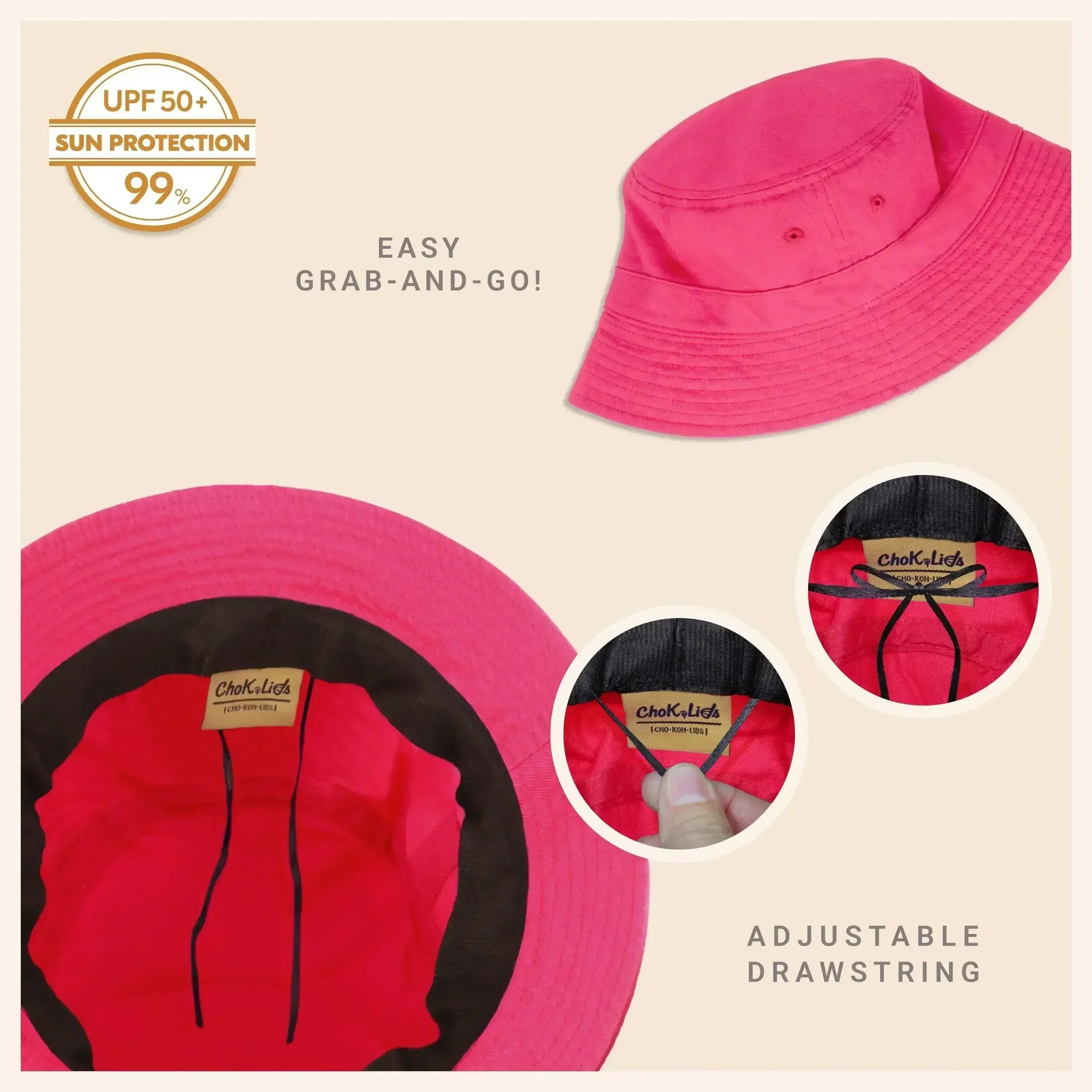 Classic Washed Cotton Bucket Hat - Femstylo