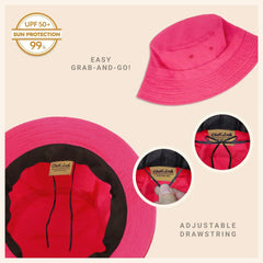 Classic Washed Cotton Bucket Hat - Femstylo