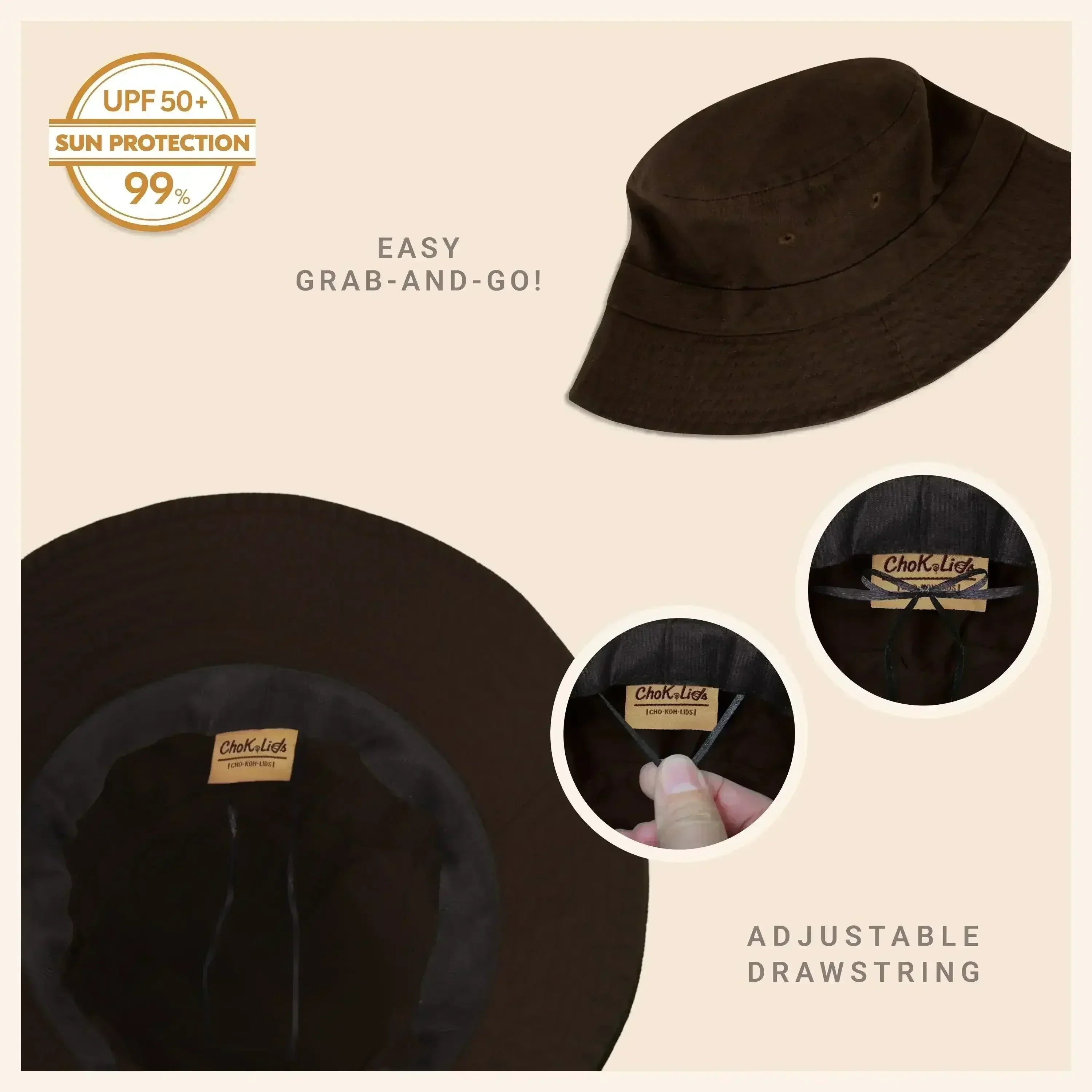 Classic Washed Cotton Bucket Hat - Femstylo