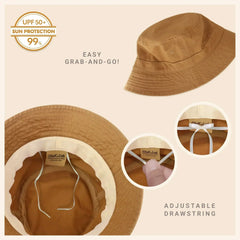 Classic Washed Cotton Bucket Hat - Femstylo