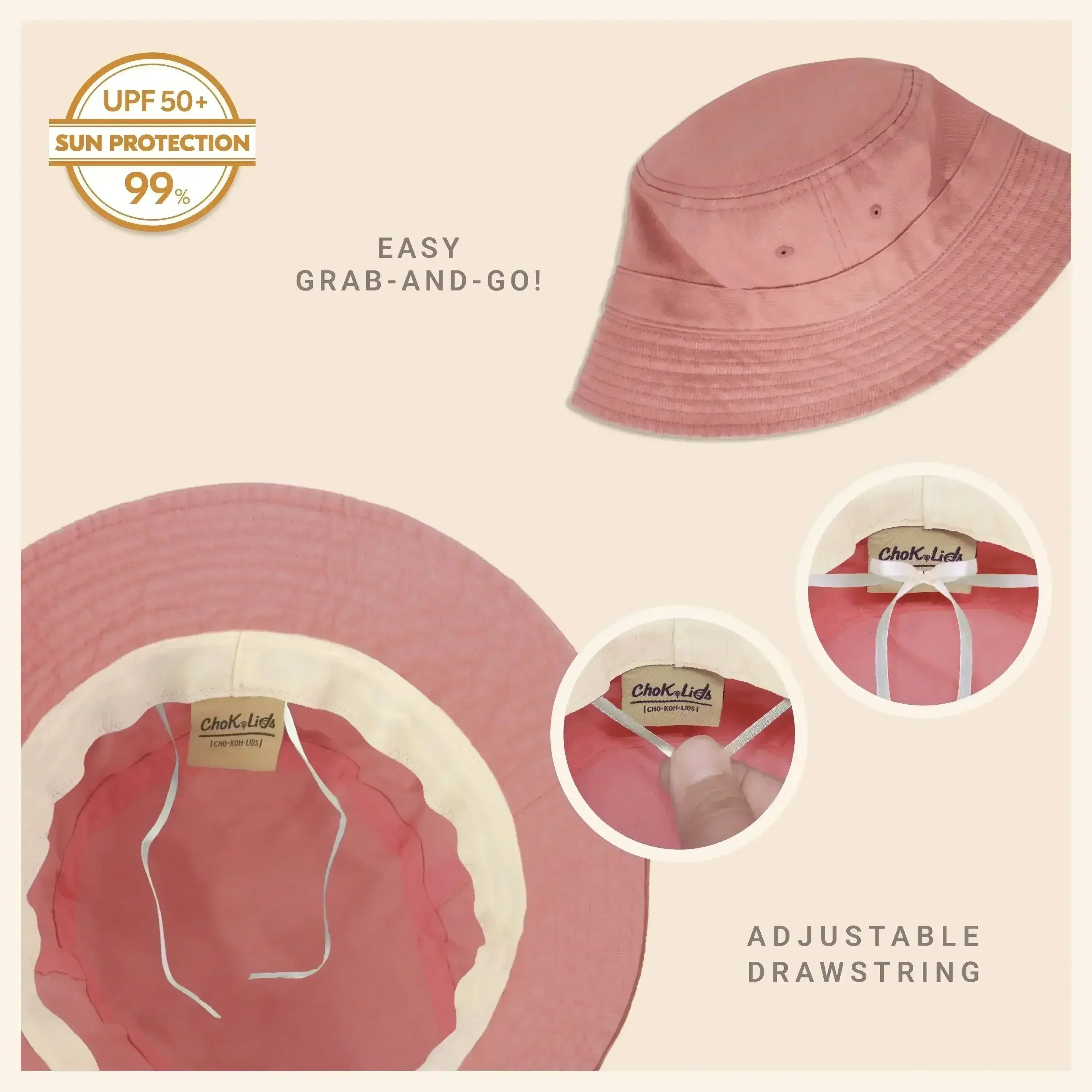 Classic Washed Cotton Bucket Hat - Femstylo