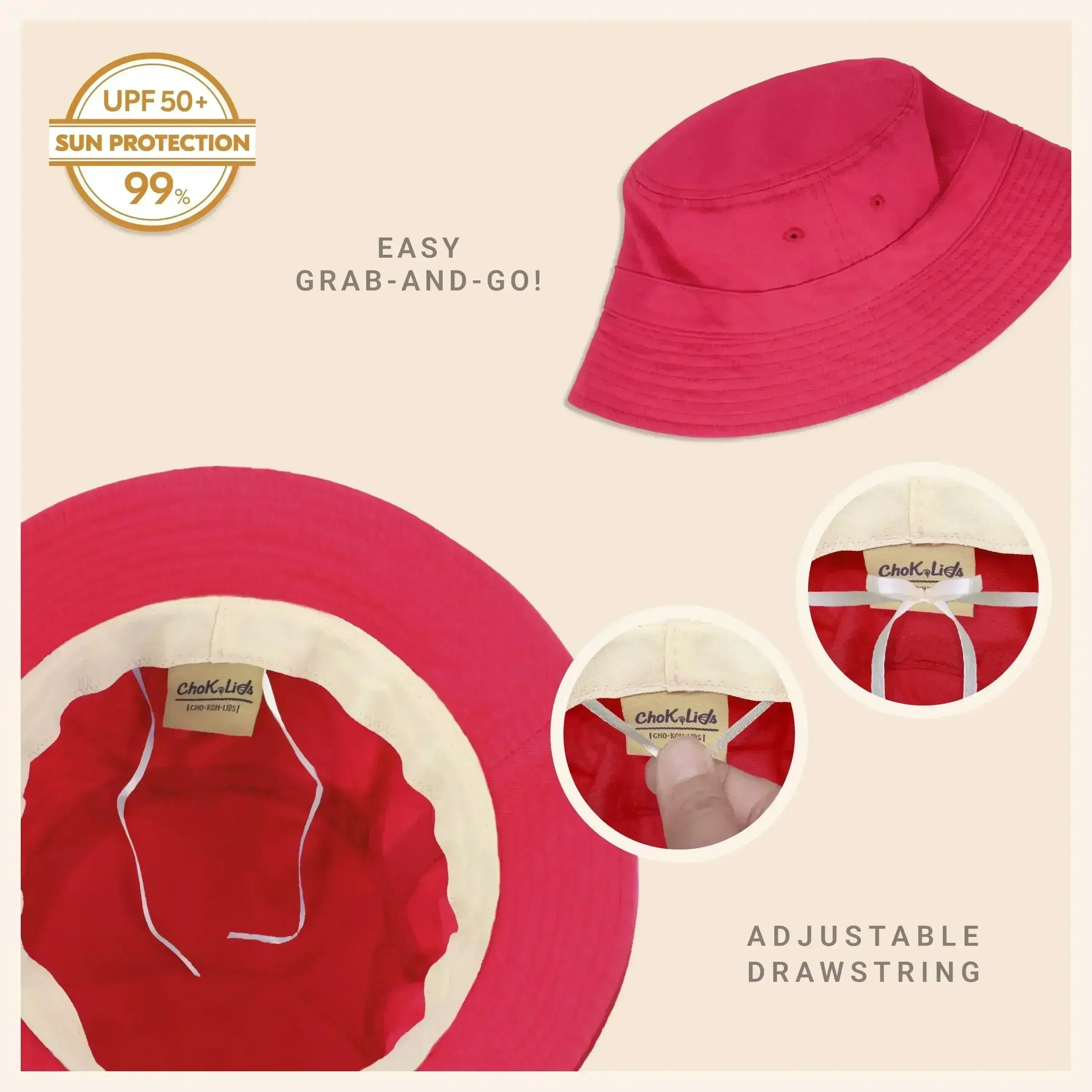 Classic Washed Cotton Bucket Hat - Femstylo