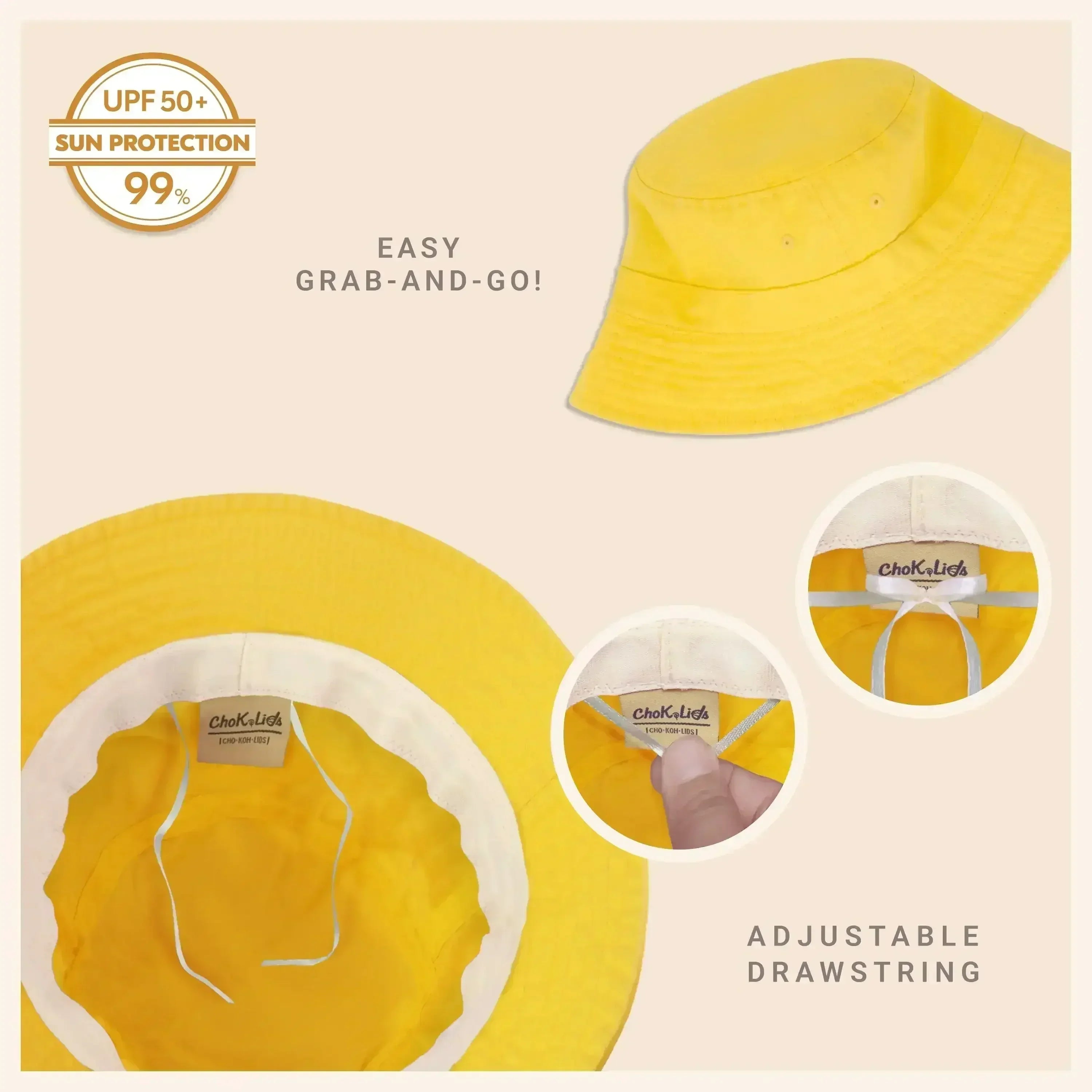 Classic Washed Cotton Bucket Hat - Femstylo