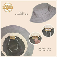 Classic Washed Cotton Bucket Hat - Femstylo