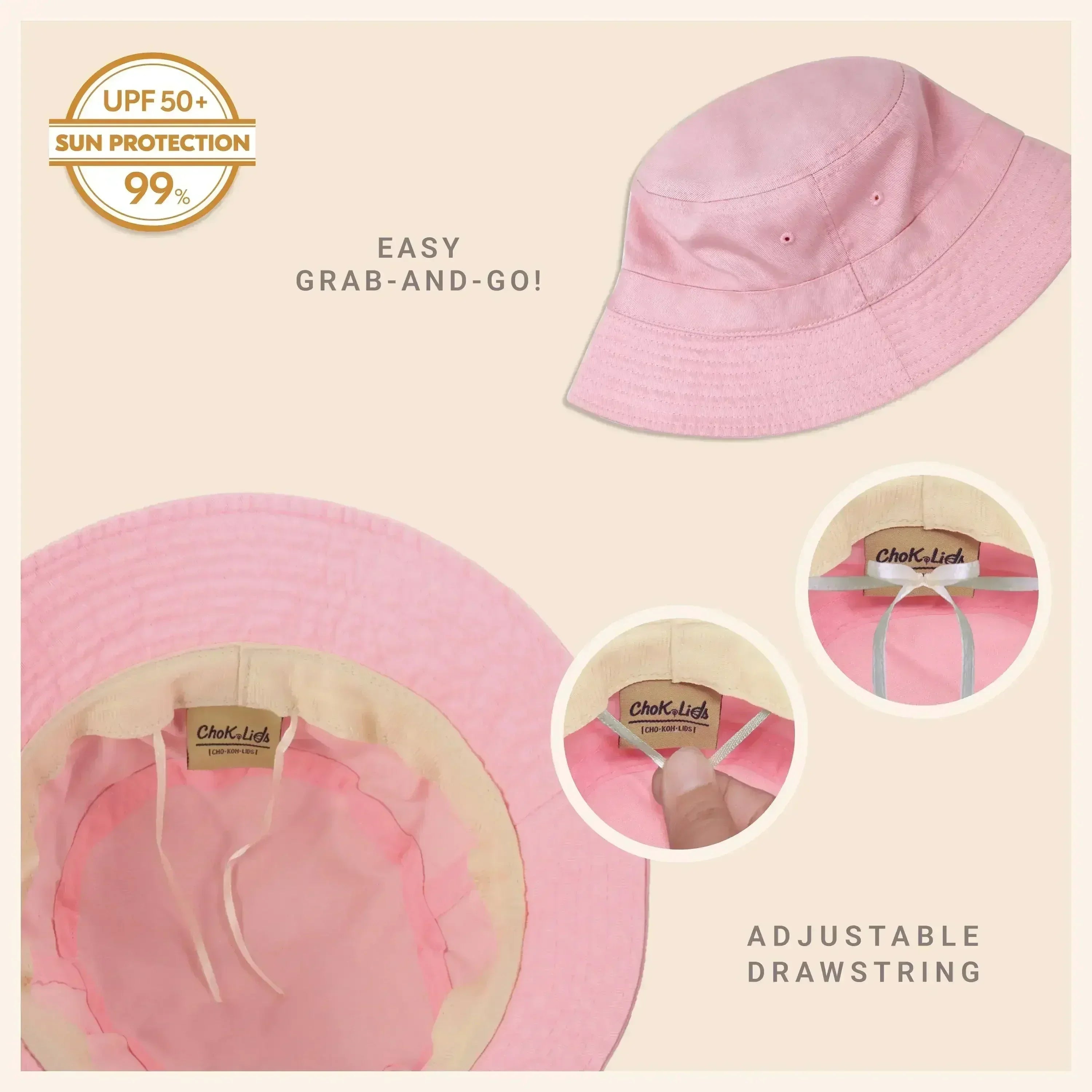 Classic Washed Cotton Bucket Hat - Femstylo