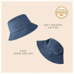 Classic Washed Cotton Bucket Hat - Femstylo