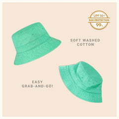 Classic Washed Cotton Bucket Hat - Femstylo