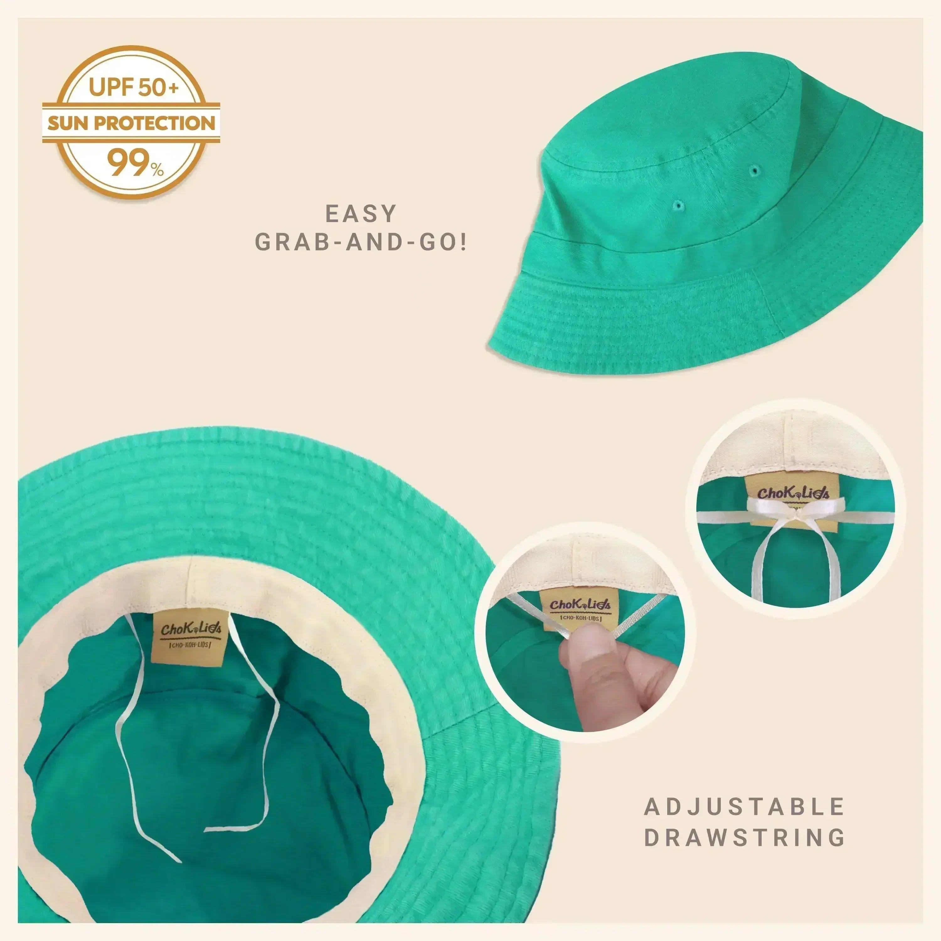 Classic Washed Cotton Bucket Hat - Femstylo