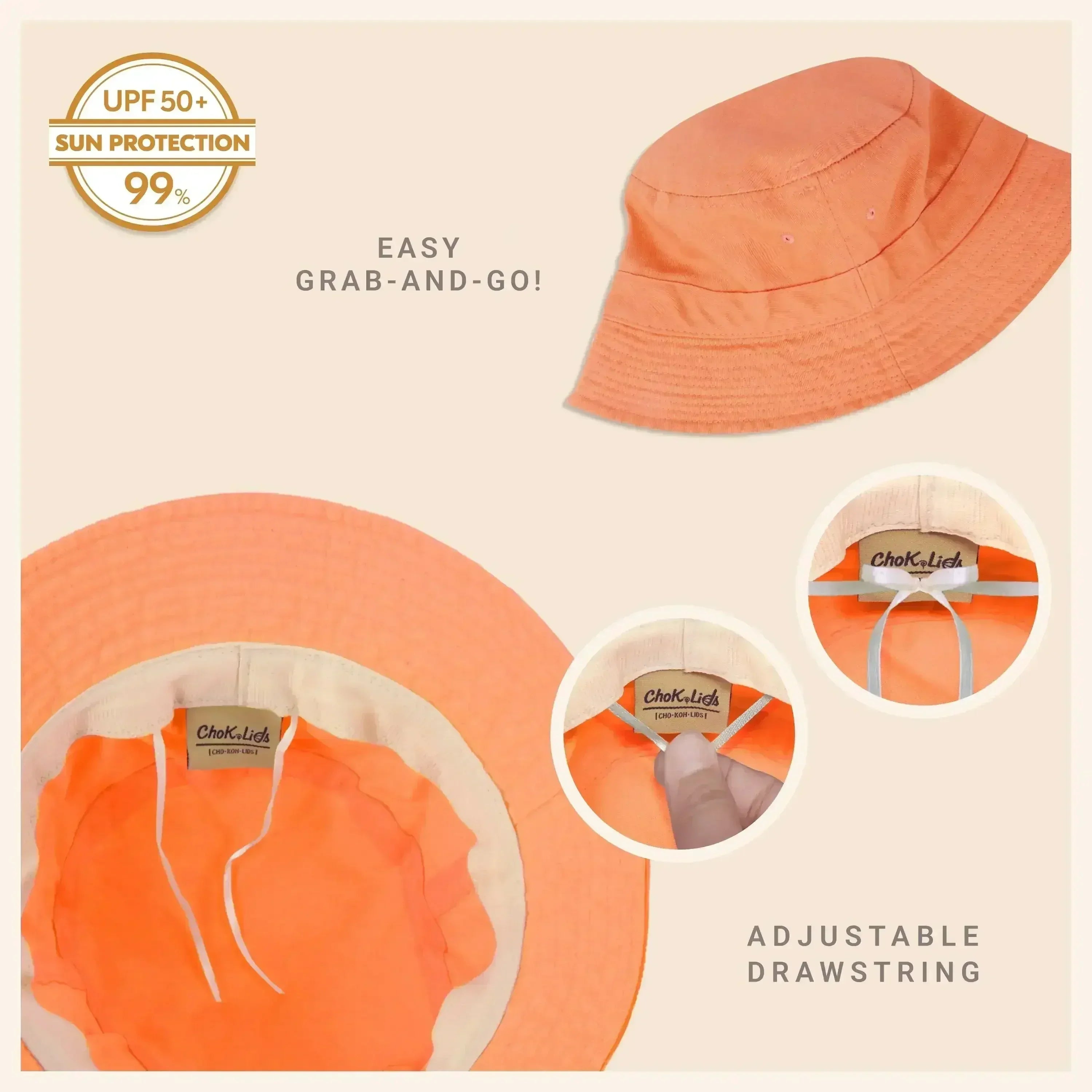 Classic Washed Cotton Bucket Hat - Femstylo