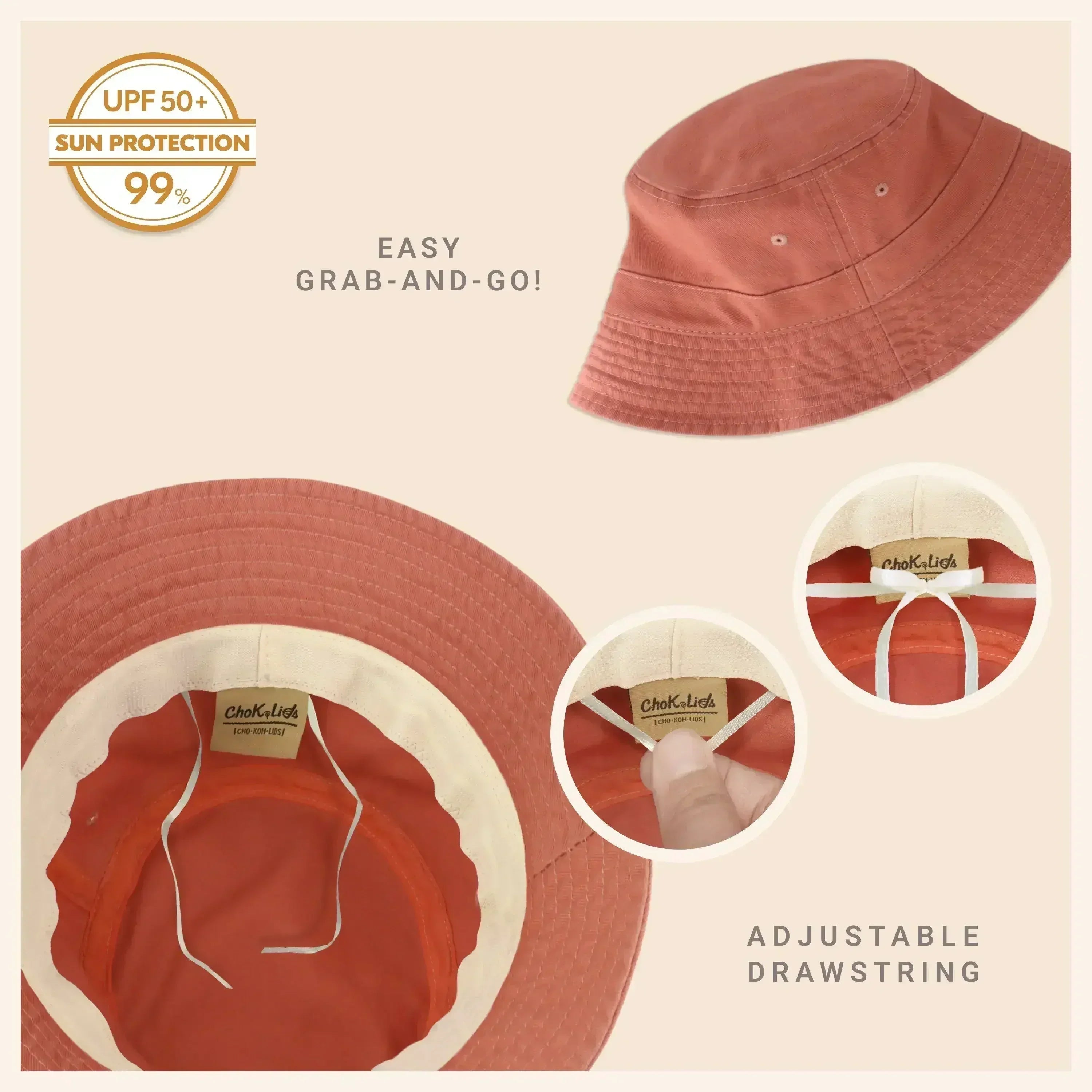 Classic Washed Cotton Bucket Hat - Femstylo