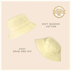 Classic Washed Cotton Bucket Hat - Femstylo