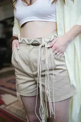 Bohemian Braided Bead Belt for Women | Femstylo - Femstylo