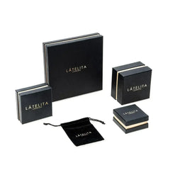 Petite Drop Earrings Blue Topaz Hydro Gold - Femstylo