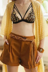 Bohemian Braided Bead Belt for Women | Femstylo - Femstylo