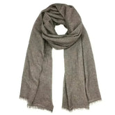 Espresso Handloom Cashmere Scarf - Femstylo