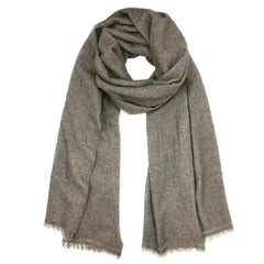 Espresso Handloom Cashmere Scarf - Femstylo