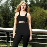 Silver Fish Women's Loose Racerback Tank Top - Femstylo
