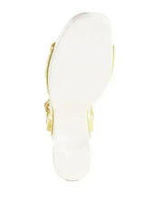 Mazaro Raffia Chunky Sandals - Femstylo