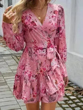 Devine Ruffled Long Sleeve Mini Dress – Femstylo - Femstylo