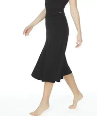 Bamboo Flared Skirt – Organic Mid-Length with Shirring - Femstylo