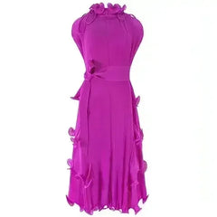 A1. Autumn Short Sleeve Pleated Design Affordable Luxury Fashion - Femstylo