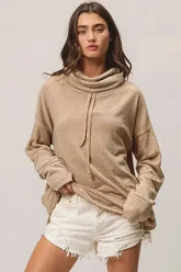 BiBi Solid Side Pocket Thumb Top - Femstylo