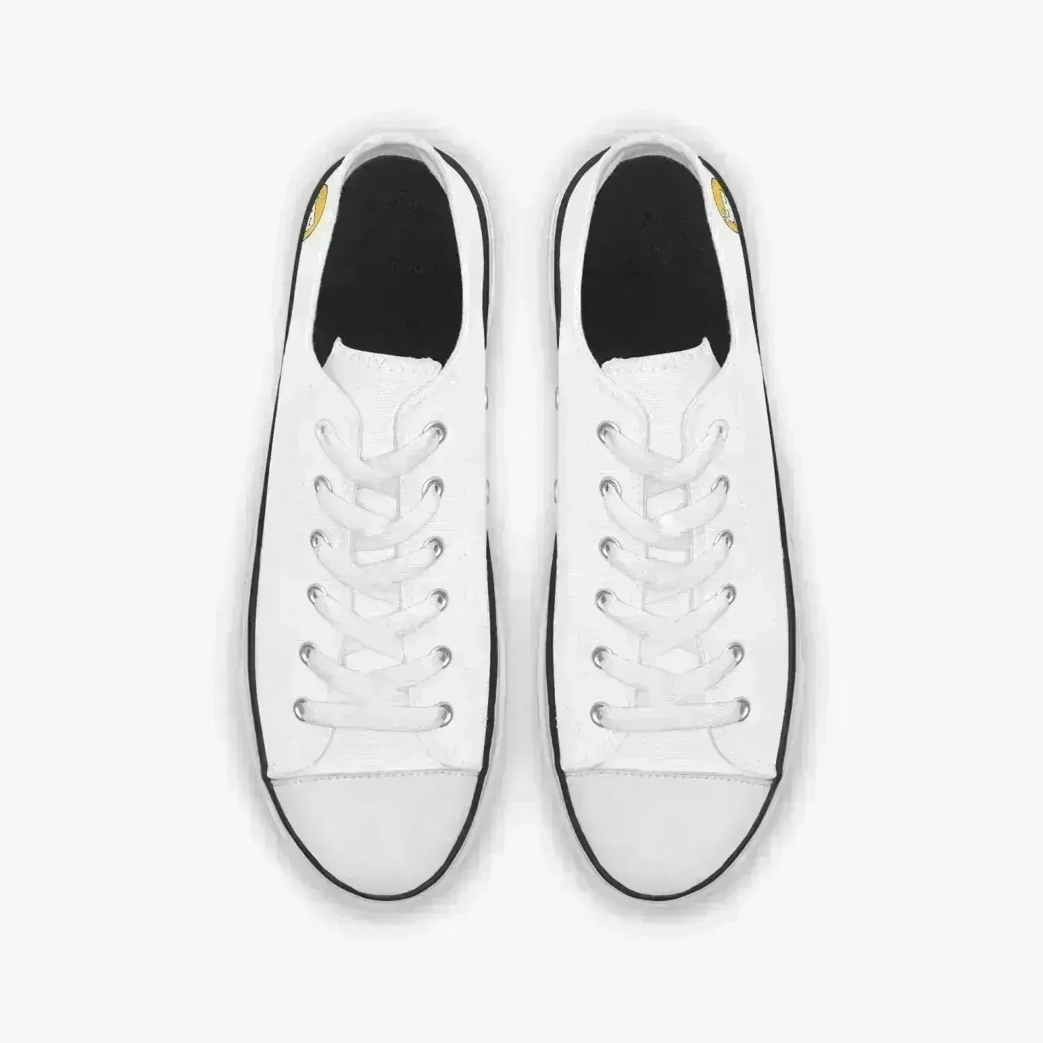 Sue Sue Sweet Low Canvas Shoes-White sole - Femstylo