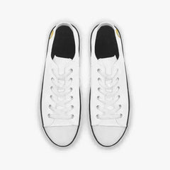 Sue Sue Sweet Low Canvas Shoes-White sole - Femstylo