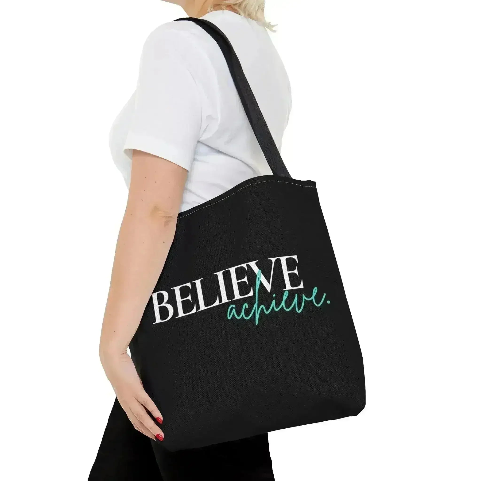 Large Tote Bag Believe and Achieve - Femstylo