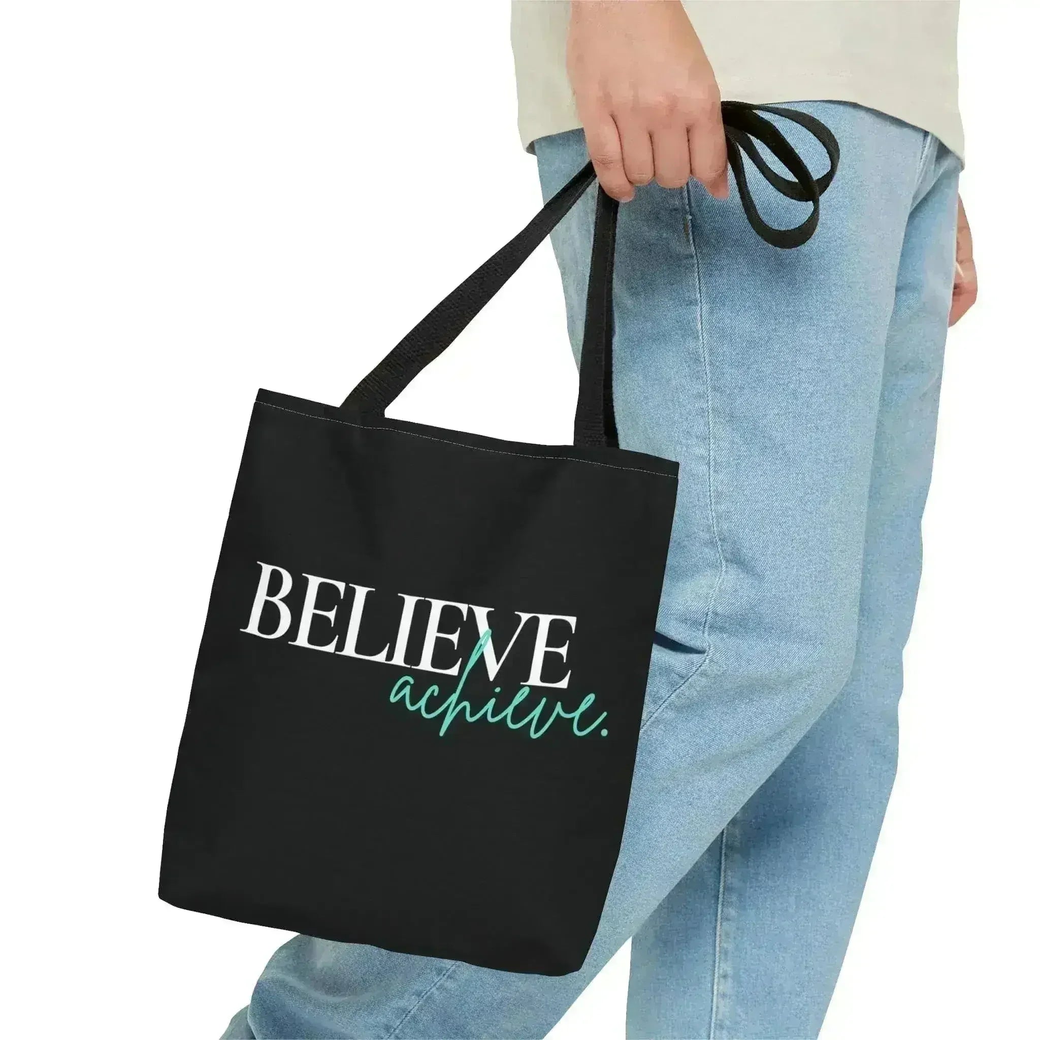 Large Tote Bag Believe and Achieve - Femstylo