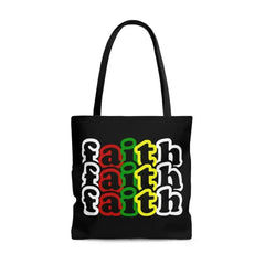 Large Tote Bag Faith Christian Inspiration Biblical Motivation Print - Femstylo