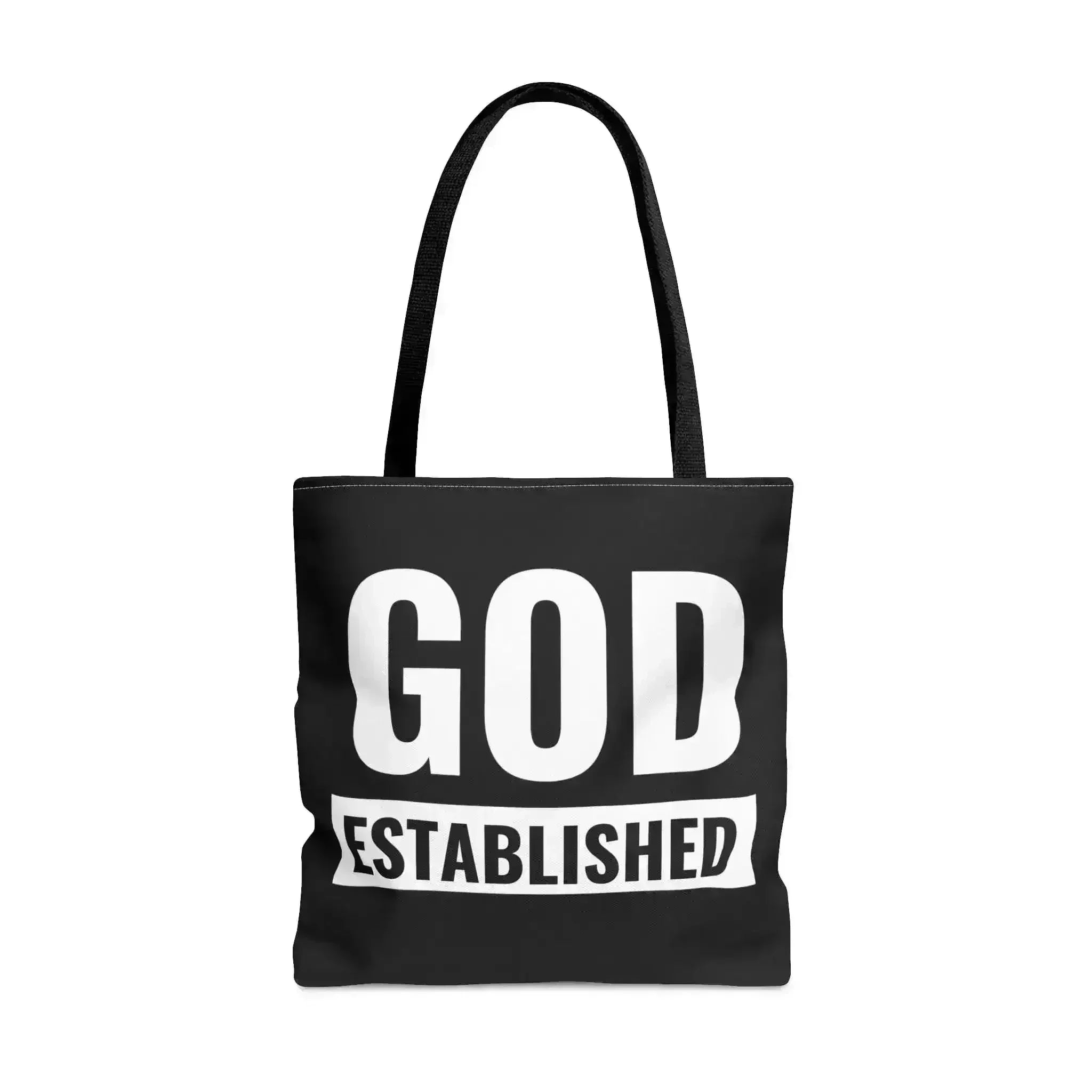 Large Tote Bag God Established - Femstylo