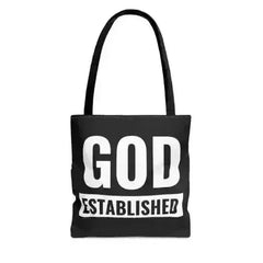 Large Tote Bag God Established - Femstylo