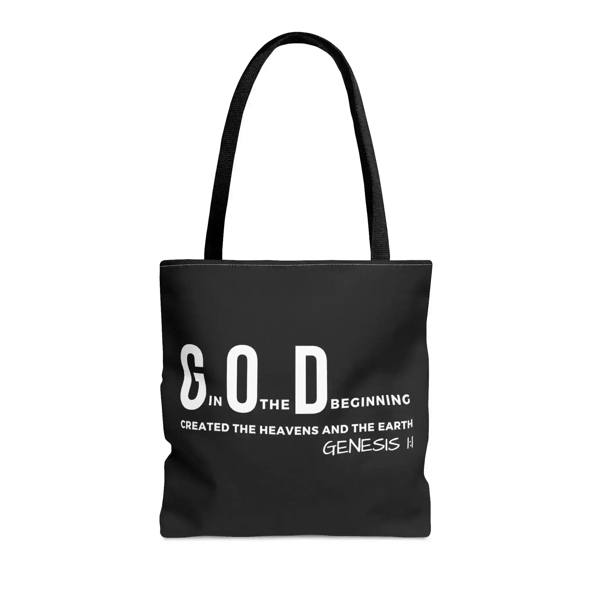 Large Tote Bag God in the Beginning Print - Femstylo