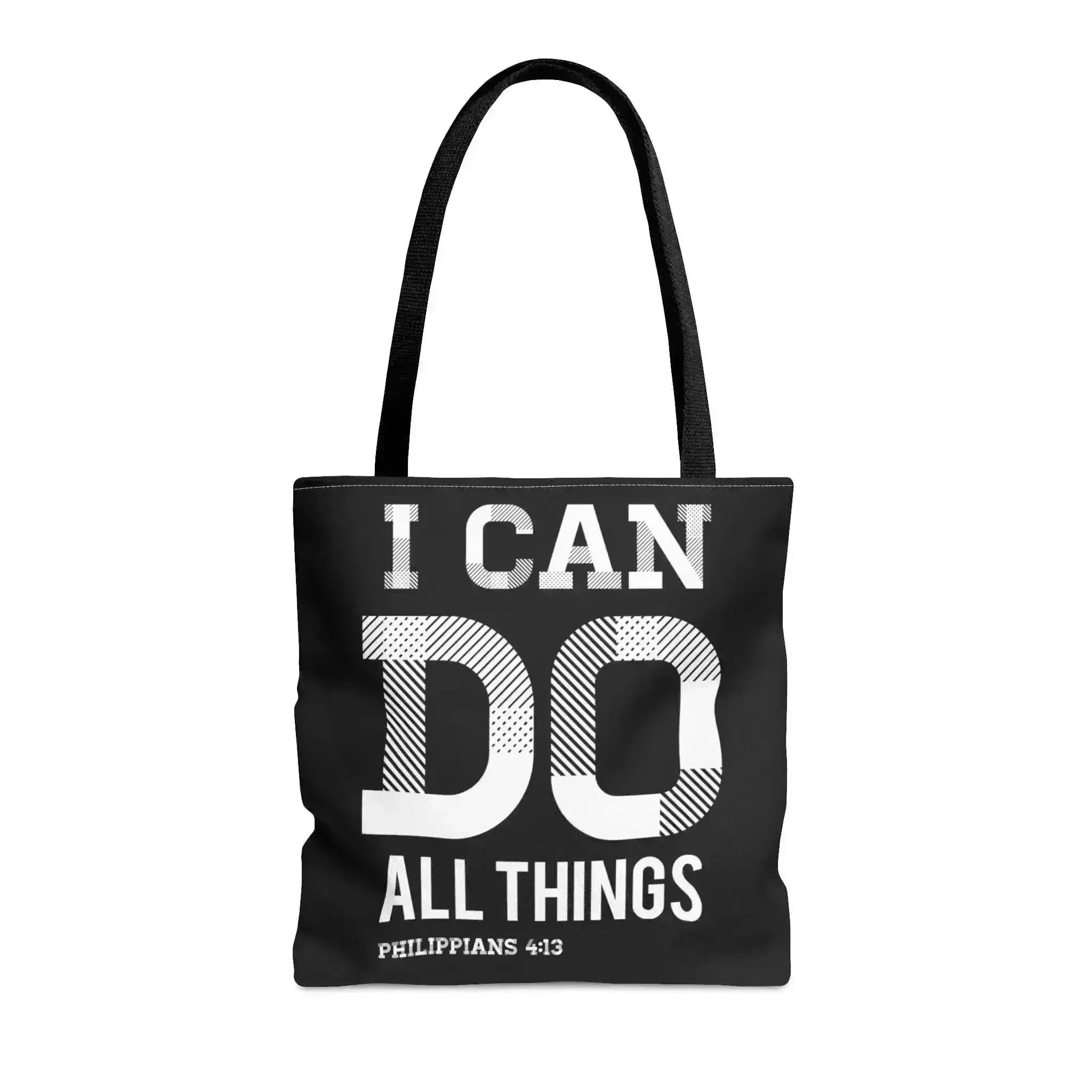 Large Tote Bag i can do All Things Philippians 4:13 - Femstylo