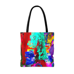 Large Tote Bag Multicolor Abstract Pattern - Femstylo
