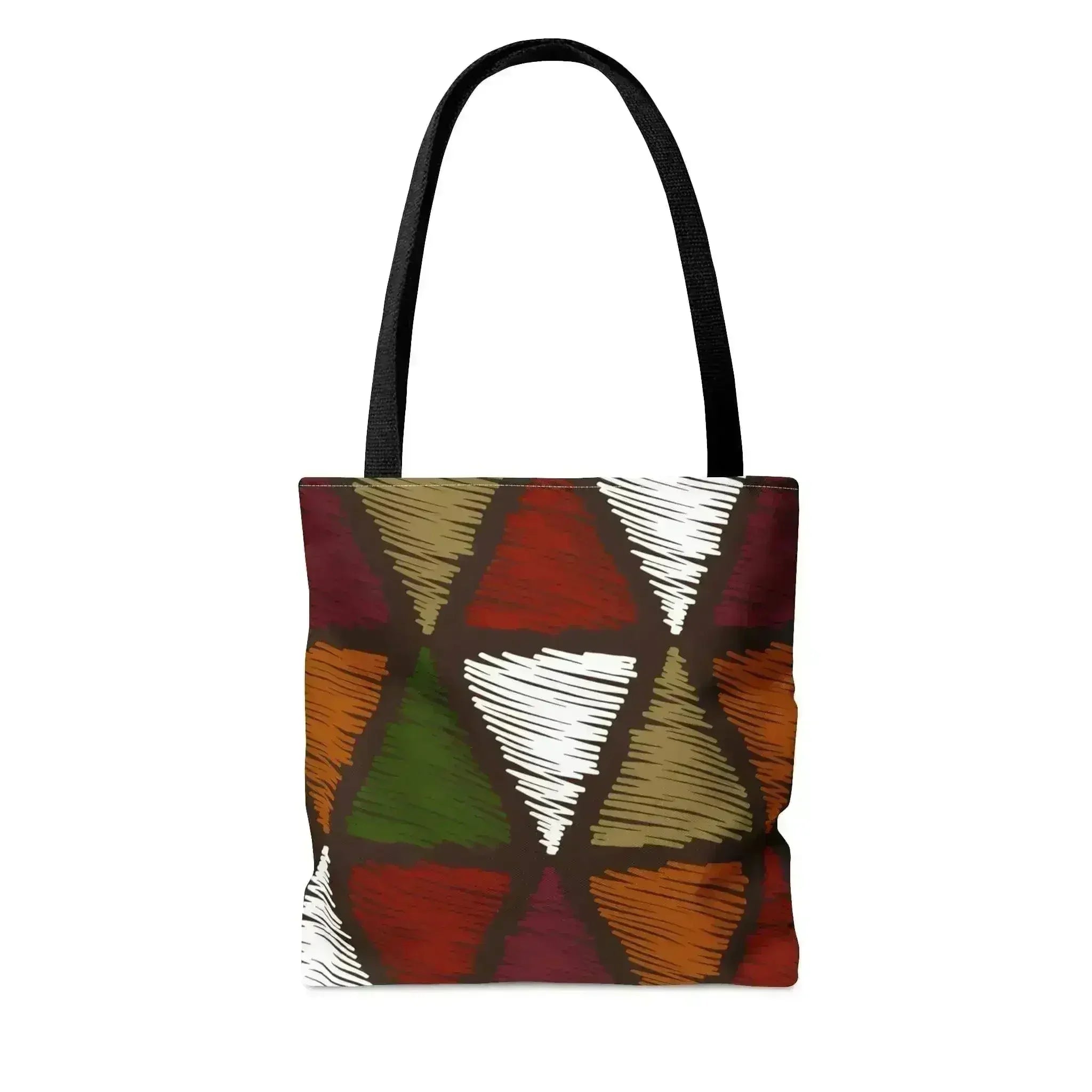 Large Tote Bag Multicolor Tribal Pattern - Femstylo