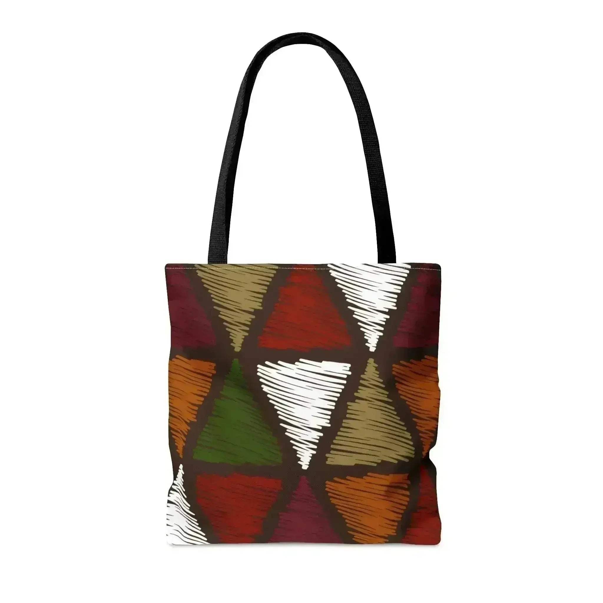 Large Tote Bag Multicolor Tribal Pattern - Femstylo