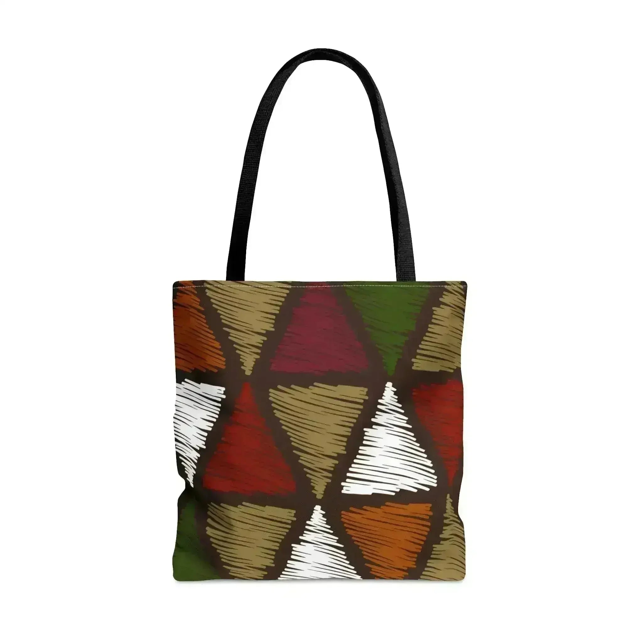 Large Tote Bag Multicolor Tribal Pattern - Femstylo