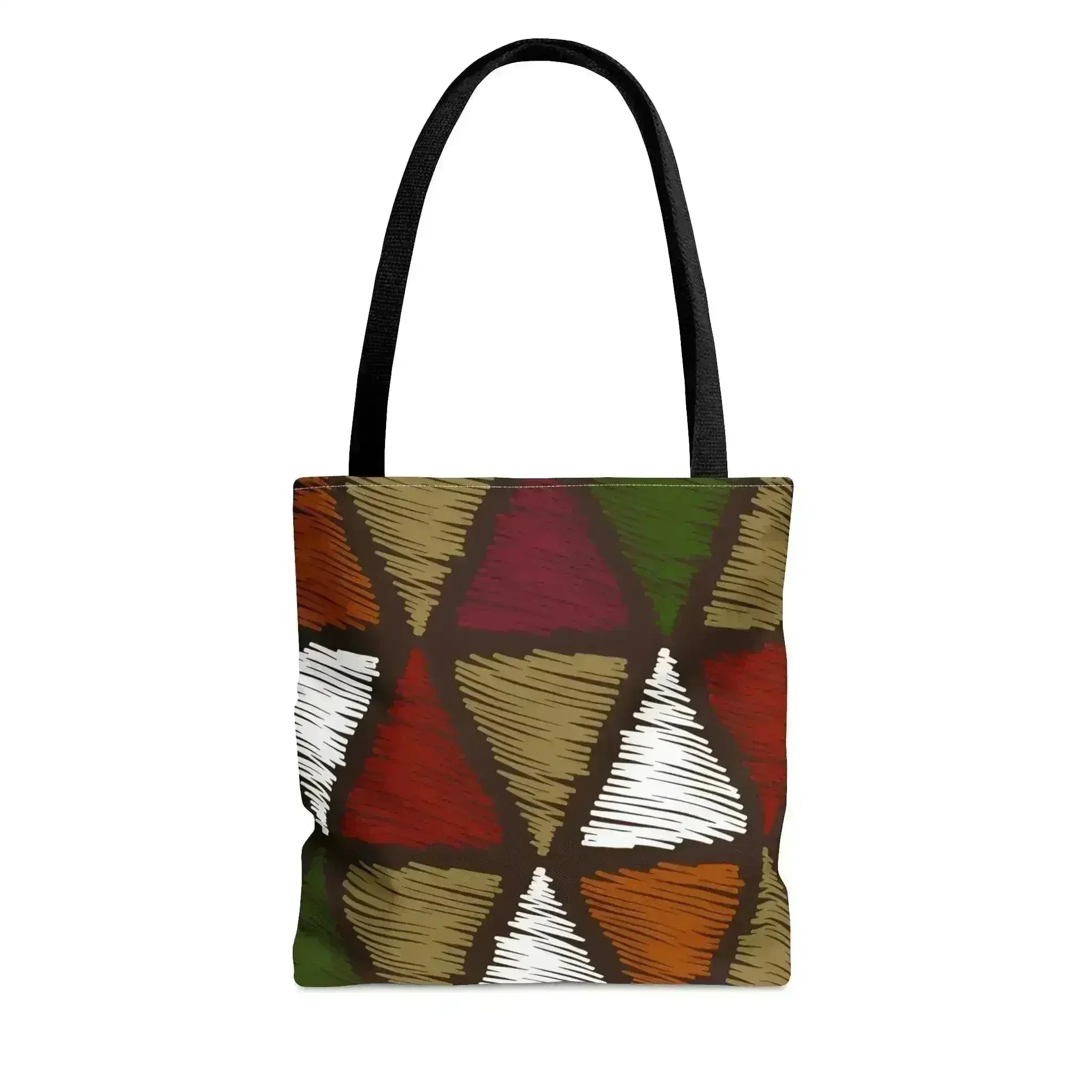 Large Tote Bag Multicolor Tribal Pattern - Femstylo