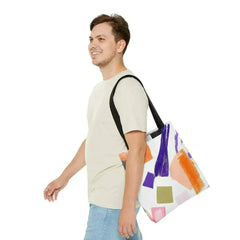 Large Tote Bag Pastel Pattern - Femstylo